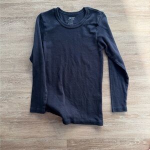 Stylish Kids Long Sleeve Tee in Black